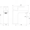 Комплект смесителей Damixa Origin Elegance 841000000 + 840210000