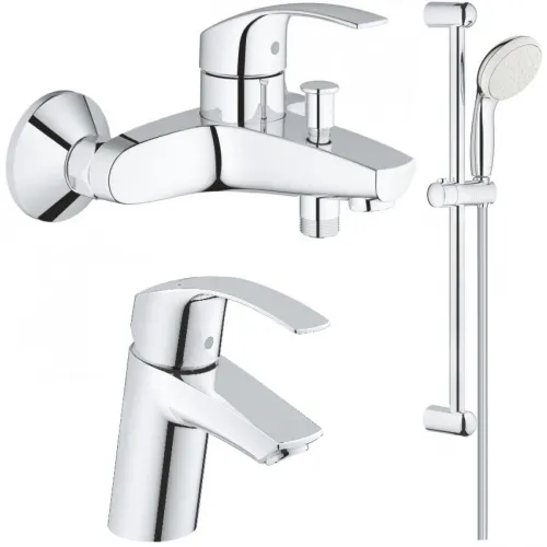 Комплект смесителей Grohe Eurosmart New 33300002 + 32467002 + 27853001