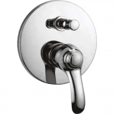 Встраиваемый однорычажный смеситель для ванны с душем хром, ручка хром Cezares Lira LIRA-VDIM-01