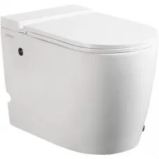 Напольный унитаз с сиденьем микролифт с импульсным смывом Abber Bequem AC1114P