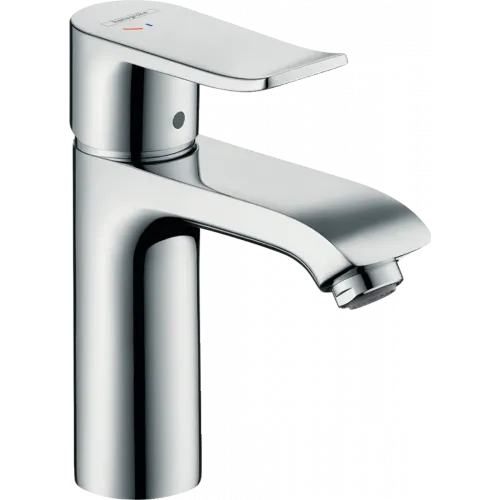 Смеситель для раковины Hansgrohe Metris 31121000 CoolStart, с донным клапаном, хром