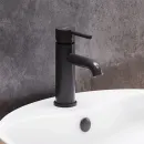 Смеситель для раковины Damixa Scandinavian Pure 360210300 без донного клапана, черный матовый