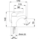 Смеситель для раковины Migliore Lem 25869