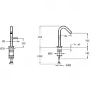 Комплект смесителей Jacob Delafon Stillness E12778-4-CP + E979-4-CP