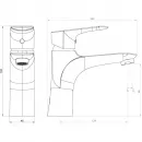 Комплект смесителей Damixa Palace Grand 461000000 + 460210000 + 918100000