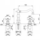 Смеситель для раковины Migliore Arcadia ML.ARC-8312.CR