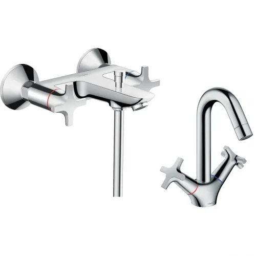 Комплект смесителей Hansgrohe Logis Classic 71240000 + 71270000