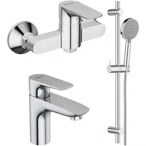 Комплект смесителей Damixa Origin Evo 782000000 + 780210000 + 918100000