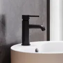 Смеситель для раковины Damixa Scandinavian Pure 360210300 без донного клапана, черный матовый
