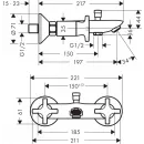 Комплект смесителей Hansgrohe Logis Classic 71240000 + 71270000