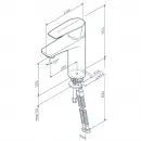 Смеситель для раковины без донного клапана Am.Pm Gem F90A02100