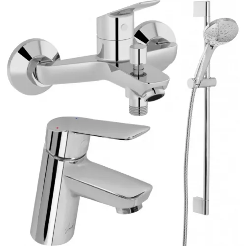 Комплект смесителей Jacob Delafon Lucien E20848-CP + E20849-CP + E32907-CP