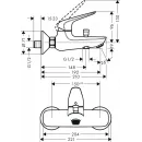 Комплект смесителей Hansgrohe Novus 71040000 + 71031000