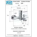 Комплект смесителей Remer Minimal N05 + N11