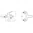 Комплект смесителей Jacob Delafon Lucien E20848-CP + E20849-CP + E32907-CP