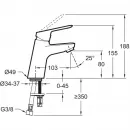 Комплект смесителей Jacob Delafon Lucien E20847-CP + E20849-CP