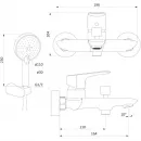 Комплект смесителей Damixa Palace Grand 461300000 + 460210000