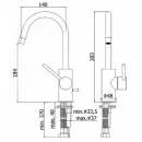 Смеситель для раковины без донного клапана Paffoni Light LIG078CR