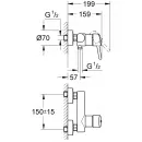 Комплект смесителей Grohe Concetto 32210001 + 23451001