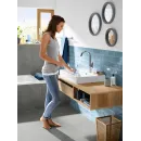 Смеситель для раковины без донного клапана Hansgrohe Novus 71128000