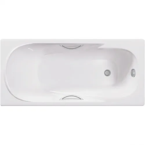 Ванна чугунная Delice Maestro DLR230646R 200x85 см, с отверстиями под ручки, белый