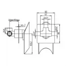 Смеситель для душа Paini Morgana 73PW690