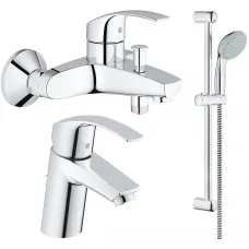 Комплект смесителей (3 в 1) Grohe Eurosmart New 124446