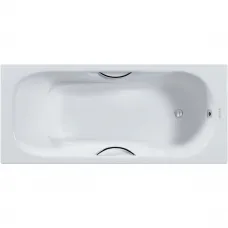 Ванна чугунная Aquatek Гамма AQ8070FH-00 170x75 см, с ручками, белый