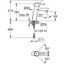 Комплект смесителей Grohe Concetto 32210001 + 23451001