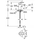 Комплект смесителей Grohe BauLoop 23603000 + 23337000