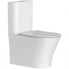 Унитаз напольный Arrow AB2232H безободковый, без бачка, с сиденьем микролифт, белый