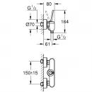 Комплект смесителей Grohe Eurodisc Joy 23430000 23425000