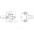Комплект смесителей Jacob Delafon Kumin E99460-CP + E99447-CP