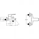 Комплект смесителей Jacob Delafon Oscar E29844-CP + E29842-CP