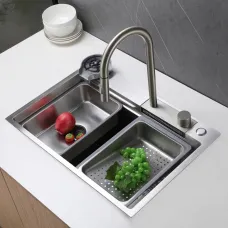 Кухонная мойка Abber Wasser Kreis AF2194SP 68x46 см, сатин