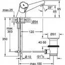 Смеситель для раковины с донным клапаном Grohe Costa 21390000
