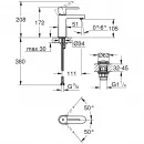 Комплект смесителей Grohe Plus 33577003 + 33163003