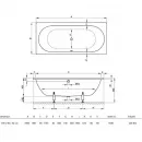 Ванна стальная Bette Starlet 1830-000 190x90 см, белый