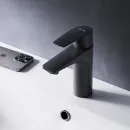 Смеситель для раковины AM.PM Gem F90A02122 черный матовый