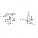 Комплект смесителей Jacob Delafon Cleo 1889 E24313-CP + E24307-CP