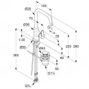 Смеситель для раковины с донным клапаном Kludi Pure&Easy 370230565