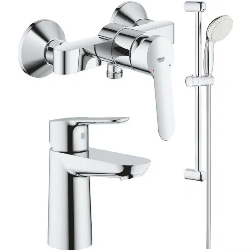 Комплект смесителей Grohe BauEdge 23636000 + 23330000 + 27853001