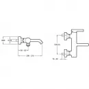 Комплект смесителей Jacob Delafon Stillness E12778-4-CP + E979-4-CP + E99898RU-CP