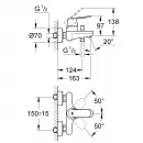 Комплект смесителей Grohe Eurosmart Cosmopolitan 32831000 + 23327000 + 27924001