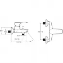 Комплект смесителей Jacob Delafon Oscar E29844-BL + E29842-BL