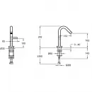 Комплект смесителей Jacob Delafon Stillness E12778-4-CP + E979-4-CP + E99898RU-CP