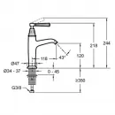 Комплект смесителей Jacob Delafon Cleo 1889 E24313-CP + E24308-CP