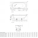 Ванна стальная Bette Comodo 1251-000 180x80 см, белый