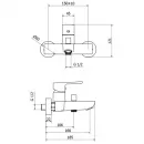 Смеситель для ванны Cezares FLORIAN-VM-01