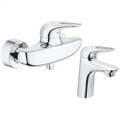 Комплект смесителей Grohe Eurostyle New 33590003 + 32468003